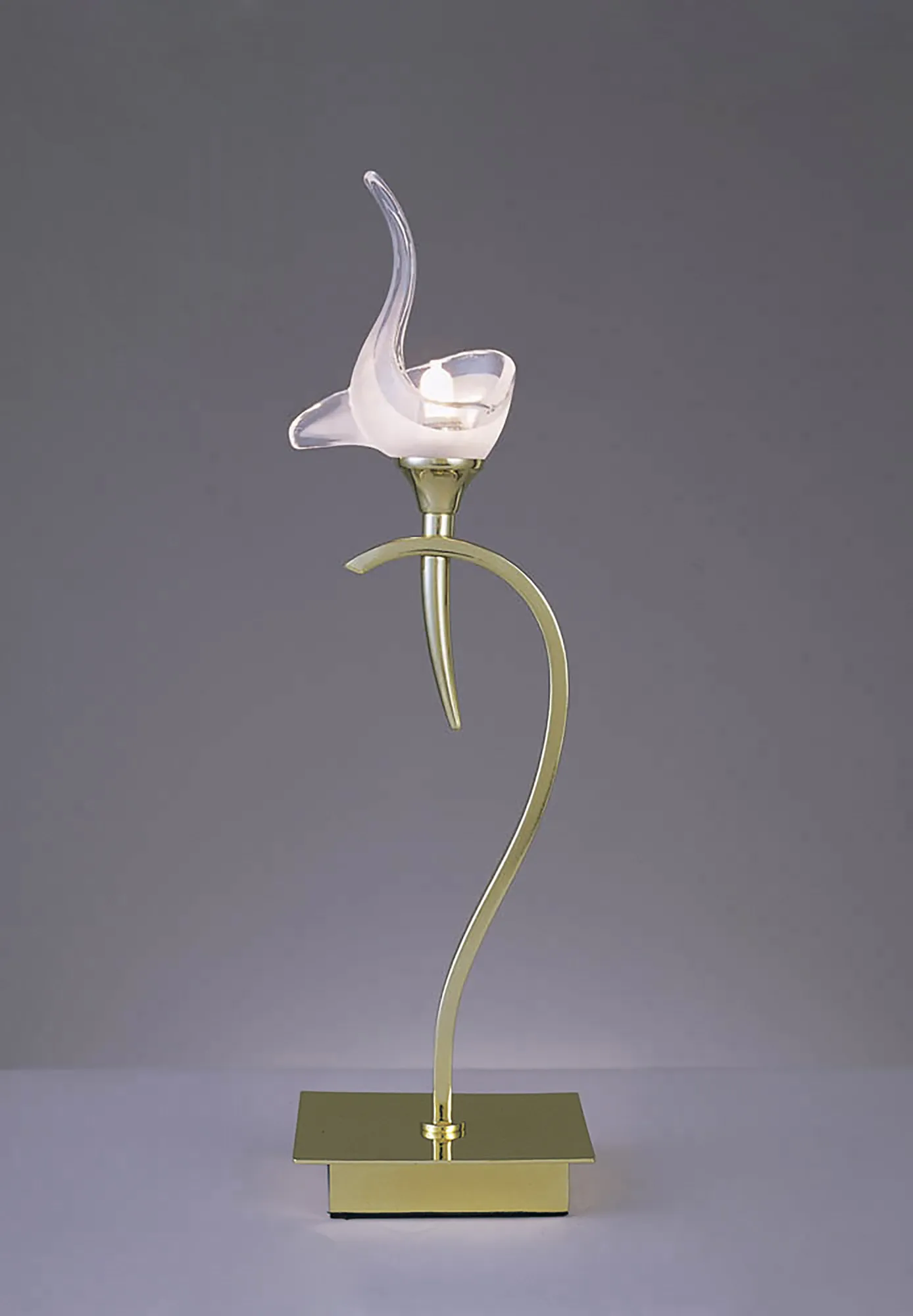 Viena Polished Brass Table Lamps Mantra Armed Table Lamps